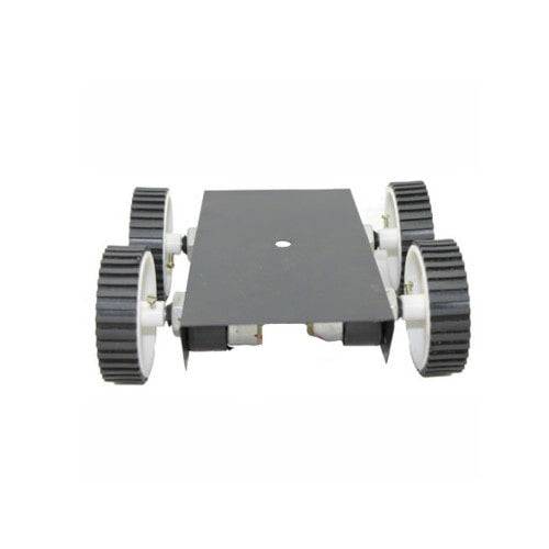 4 Wheel Robotic Platform DIY with DC gear motor, Chassis With Wheels - RS1056 - REES52