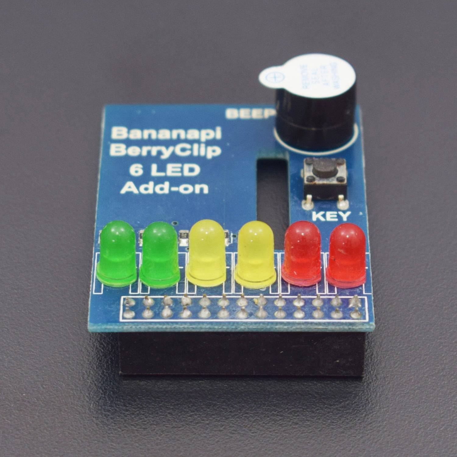 Berryclip 6 led add-on DIY board expand module for Banana Pi Raspberry pi berryclip board  - NA141 - REES52