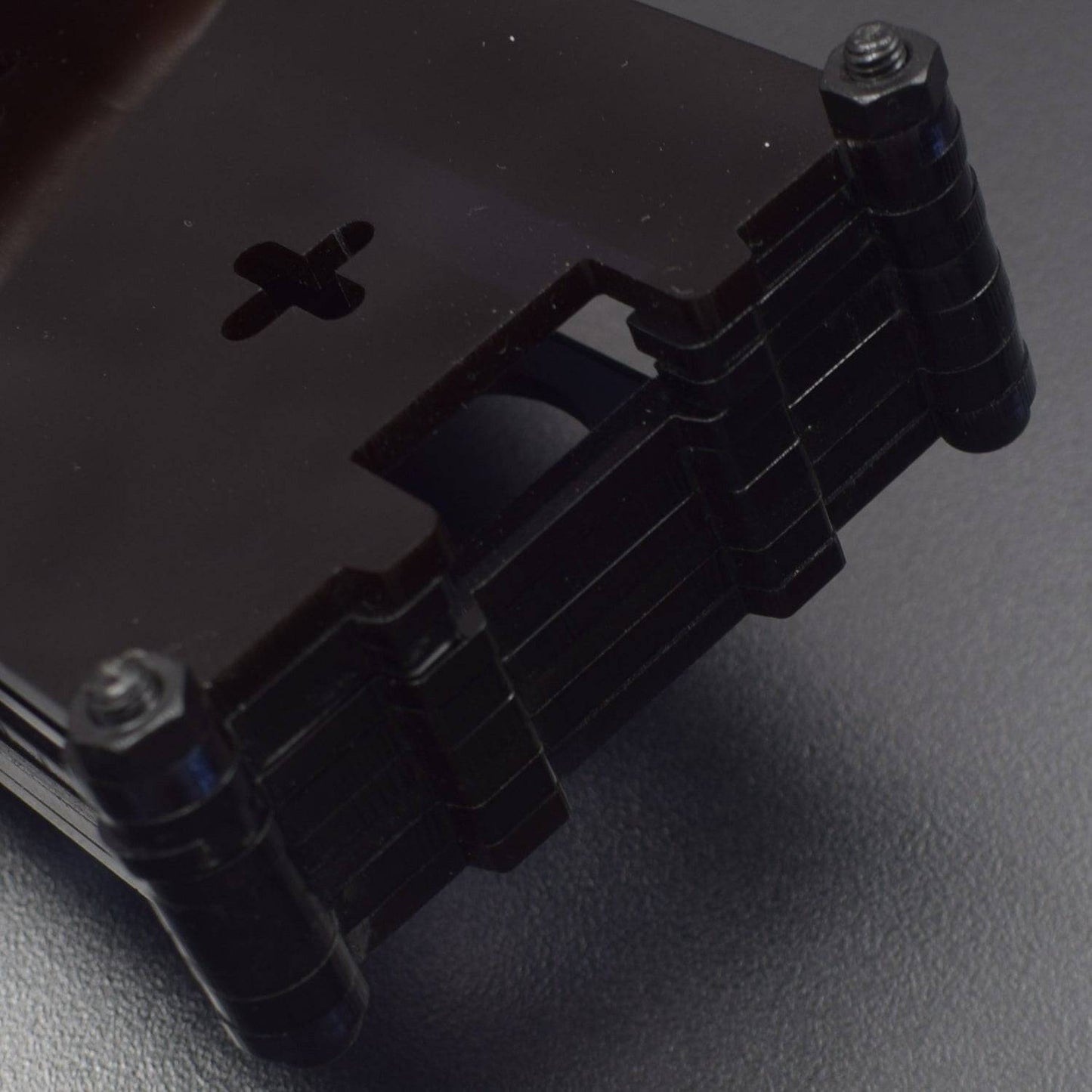 Raspberry Pi 4 7-Layer Acrylic Case Black (Type - A) - RS2305 - REES52