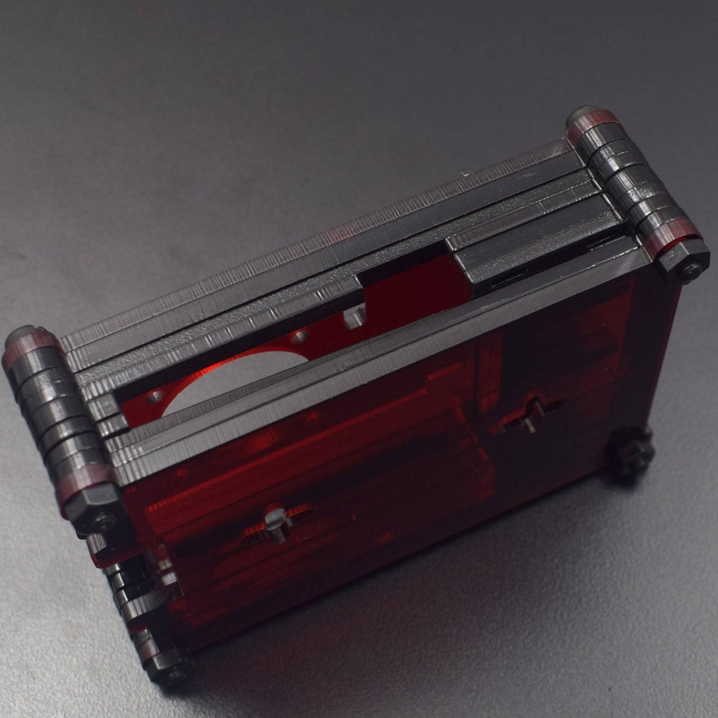 Raspberry Pi 4 7-Layer Acrylic Case Red - RS2314 - REES52