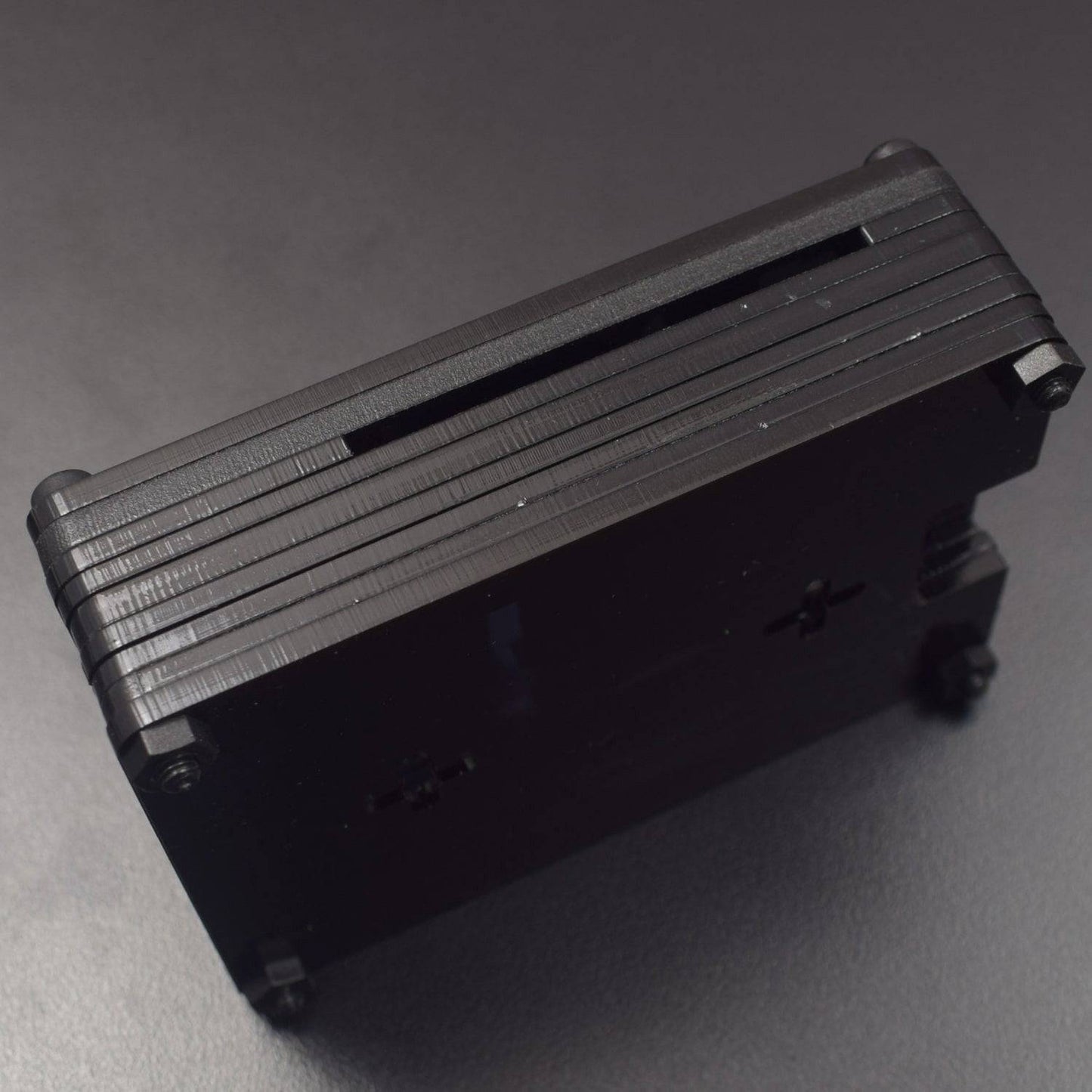 Raspberry Pi 4 7-Layer Acrylic Case Black (Type - B) - RS2315 - REES52