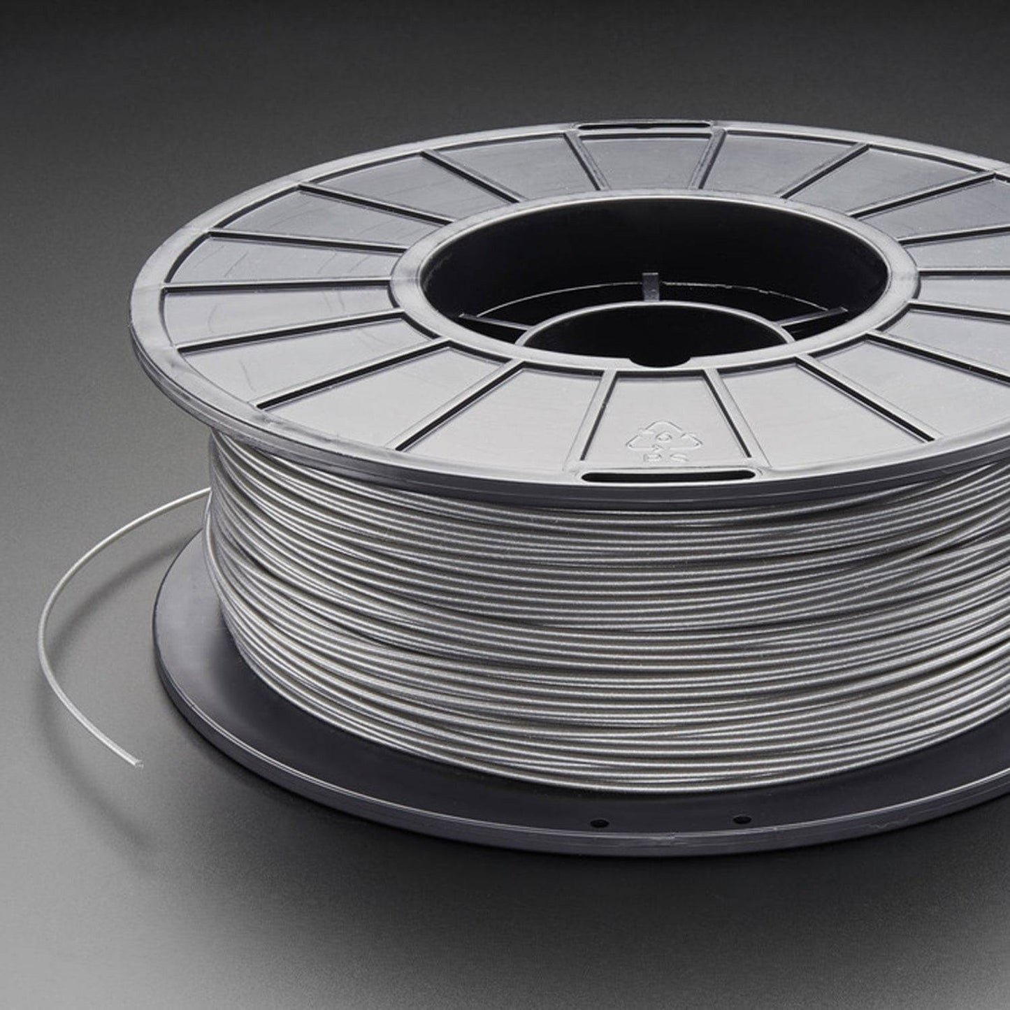 1KG 1.75mm Silver Colour PLA Filament for 3D Printers - RS255 - REES52