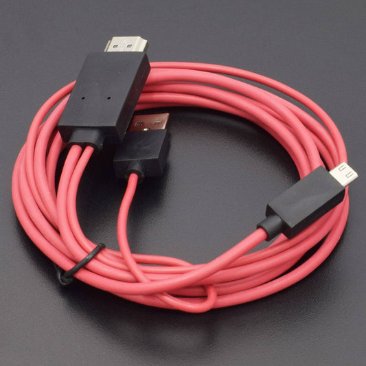 1.8 MHL Pin micro USB to 1080P HDMI HDTV Cable Adapter Cord  - RS159 - REES52