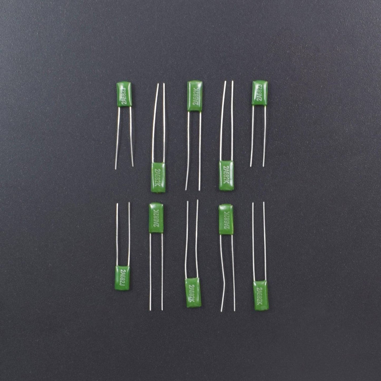 100V 2A682K 6800pF 6.8nF 5% Polyester Film Capacitor - Pack of 5 - RS2035 - REES52