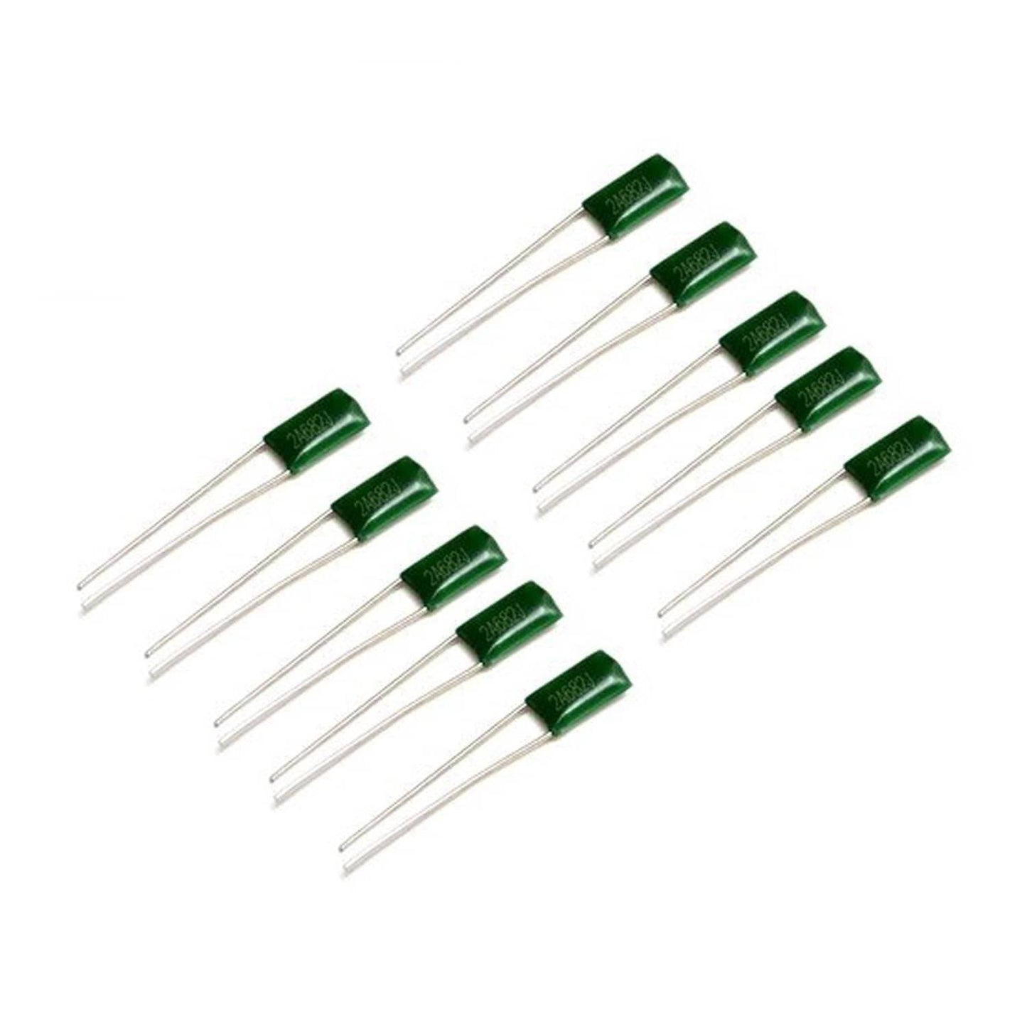 100V 2A682K 6800pF 6.8nF 5% Polyester Film Capacitor - Pack of 5 -  RS2035 - REES52