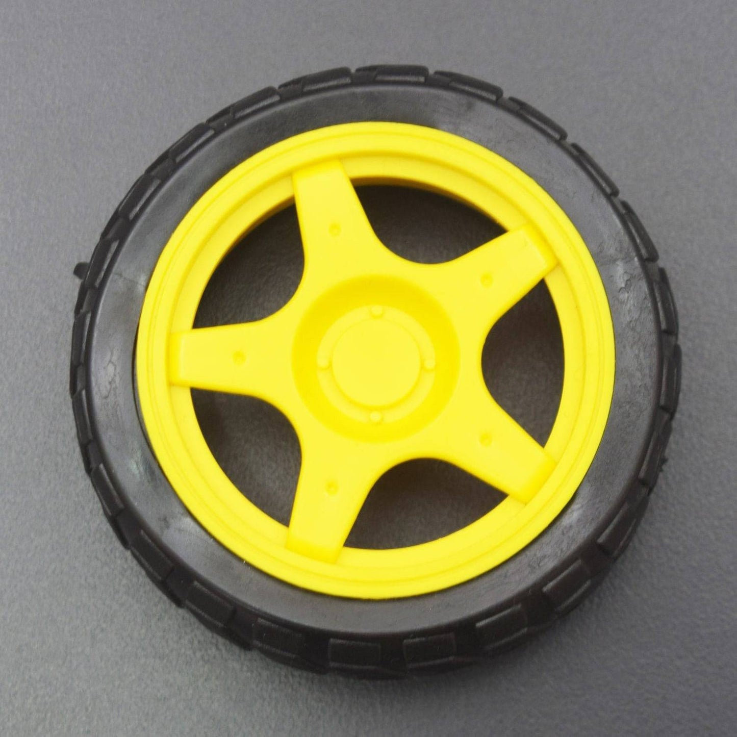 Plastic Robot Wheel Tyre With DC 3-6V Gear Motor For Smart Car - RC022-ML202 - REES52