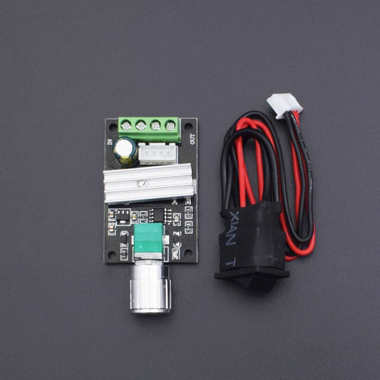 6V 12V 24V 28V 3A 80W DC Motor Speed Controller (PWM) Speed Adjustable Reversible Switch 1203B DC Motor Driver Reversing- RS697 - REES52