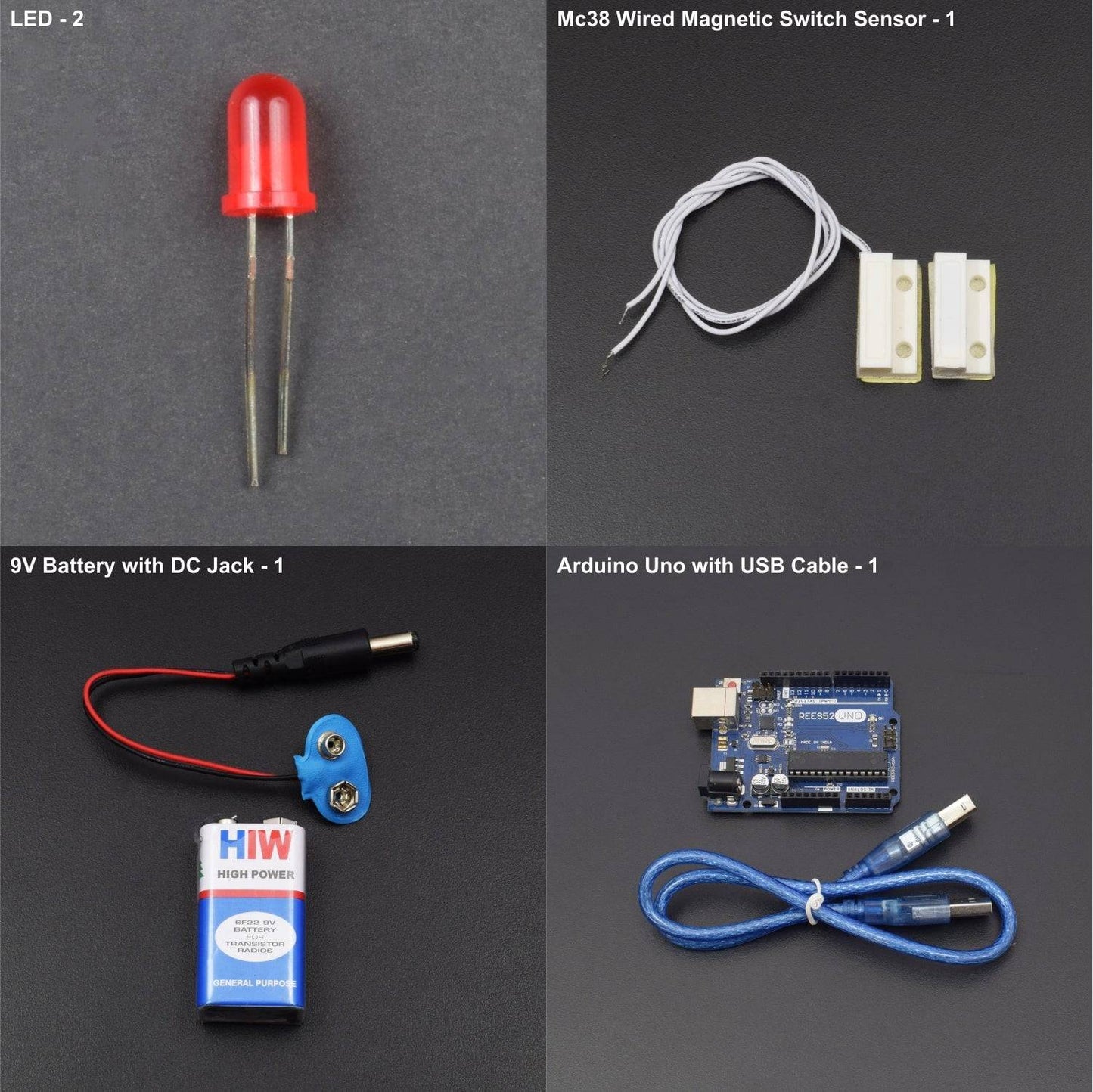 Make a magnetic door sensor interfacing with Arduino uno - KT735 - REES52