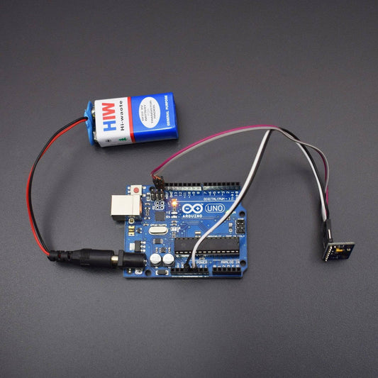 Measurement of Motion LSM303DLHC (GY-511) Sensor Module Interfacing With Arduino Uno - KT703 - REES52