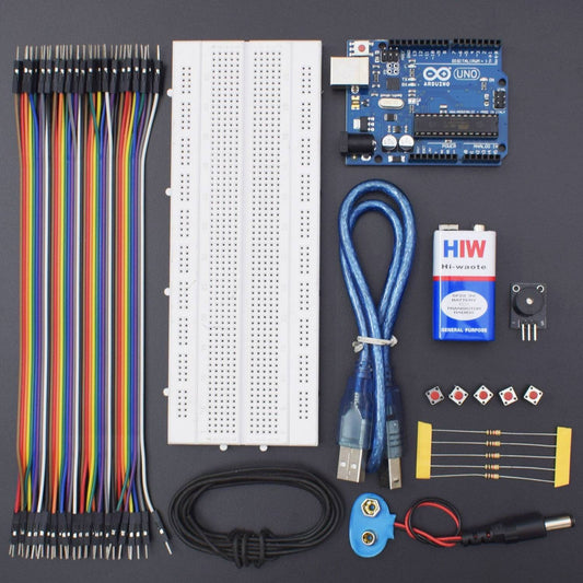 Control the frequency of Buzzer Module using Push Buttons - KT611 - REES52