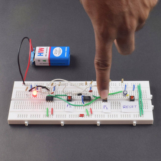 Make a FASTEST FINGER FIRST GAME using 555 Timer IC - KT957 - REES52