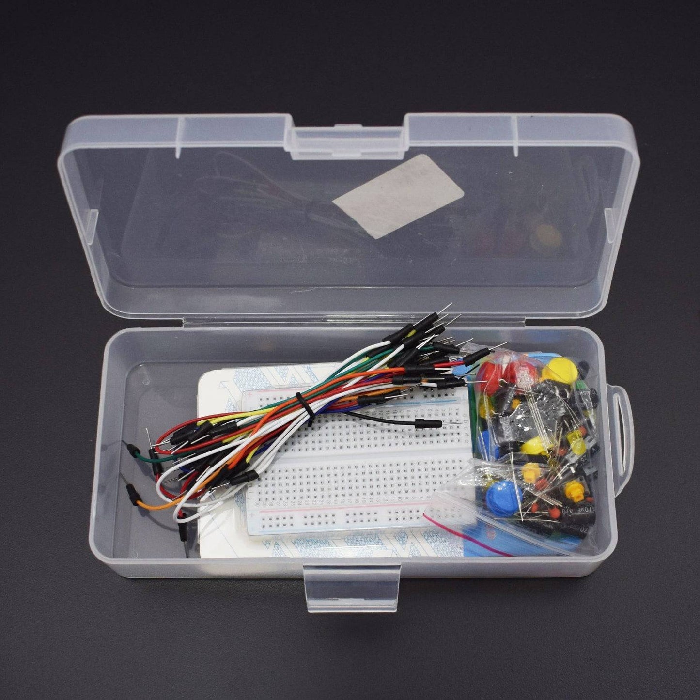 Electronic Component  Starter Kit for Arduino Resistor, LED, Capacitor, Jumper Wires Kit with Retail Box - RS1141 - REES52