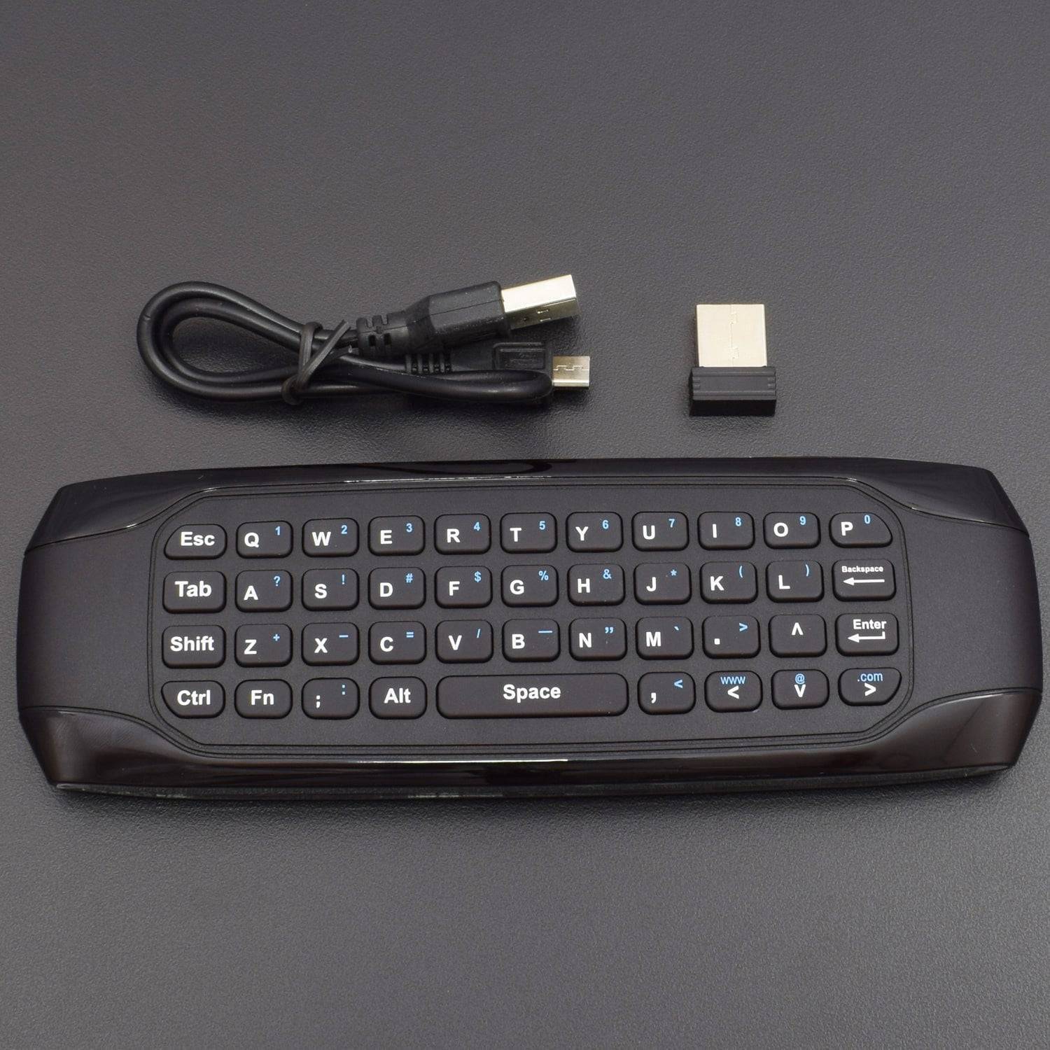 HTN - 2.4g Wireless Air Mouse 34 Tasti Telecomando Vocale Giroscopico A HTN - 2.4g Wireless Air Mouse 34 Tasti Telecomando Vocale Giroscopico A