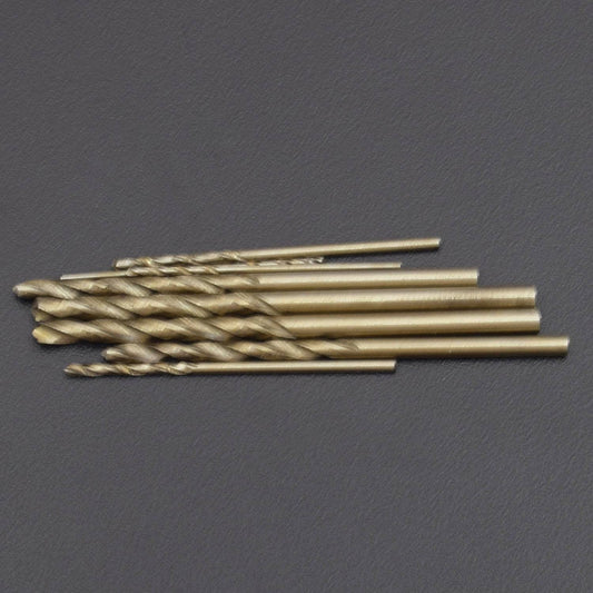 10pcs Professional 0.5mm-3.0mm HSS Drill Bits Shank Twist Drills - AC113 - REES52