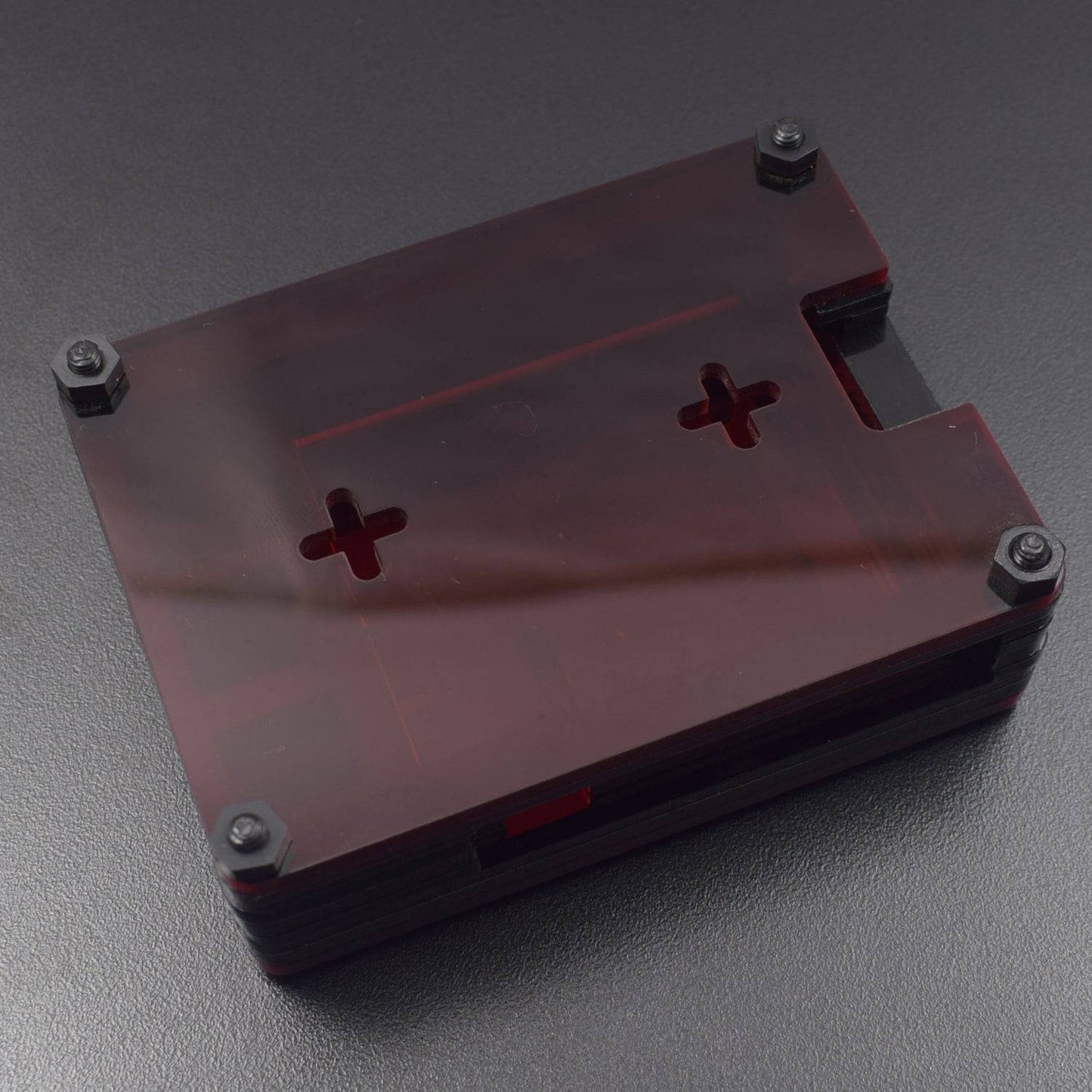 Raspberry Pi 4 7-Layer Acrylic Case Red - RS2292 - REES52