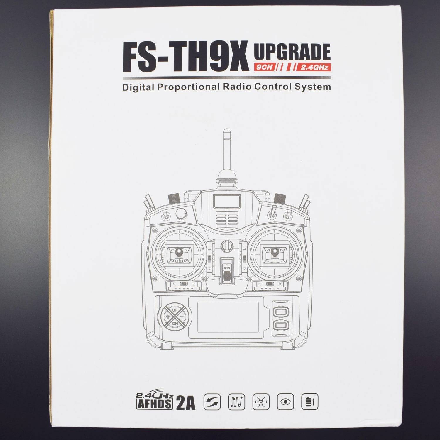 FS-TH9X 2.4GHz 9CH Upgrade Transmitter with FS-IA10B Receiver - RS1941 - REES52