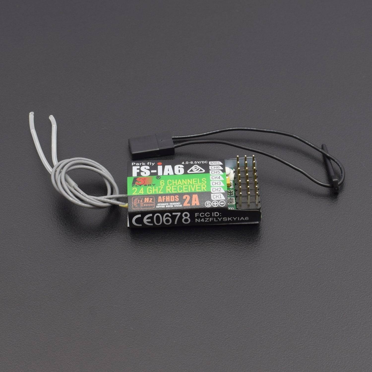 2.4G Flysky FS-i6 6 Ch Receiver PPM Output with iBus Port Compatible Flysky i4 i6 i10 Transmitter - RS401 - REES52