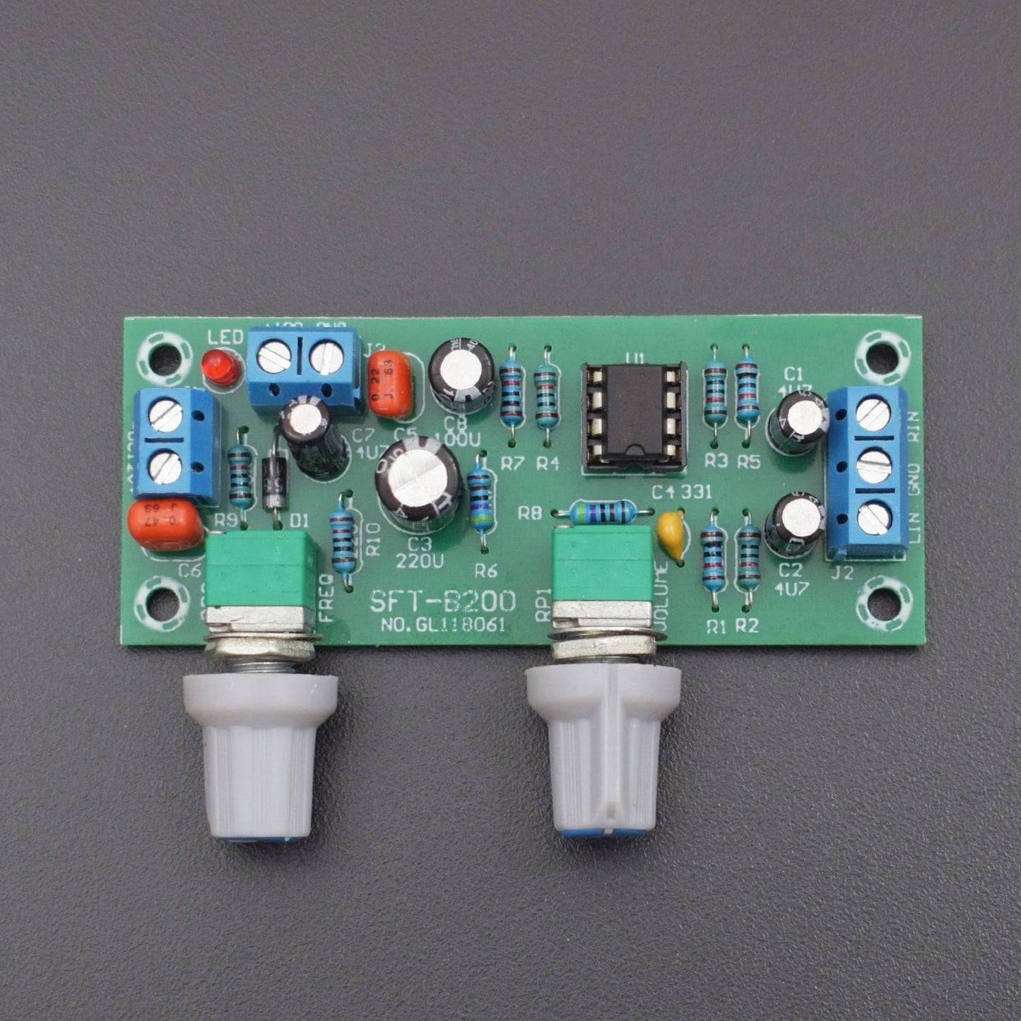 DC 12V-24V NE5532 Tone Subwoofer Low-Pass Pre-AMP Preamplifier Filter board, - RS1198 - REES52