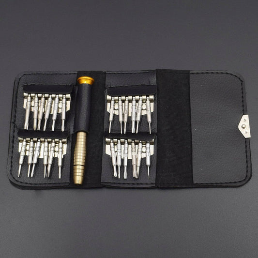 XW-6025 25 Piece Interchangeable Screwdriver Set for Mobile Phone Repair Tool Kit with Bag - RS778 - REES52