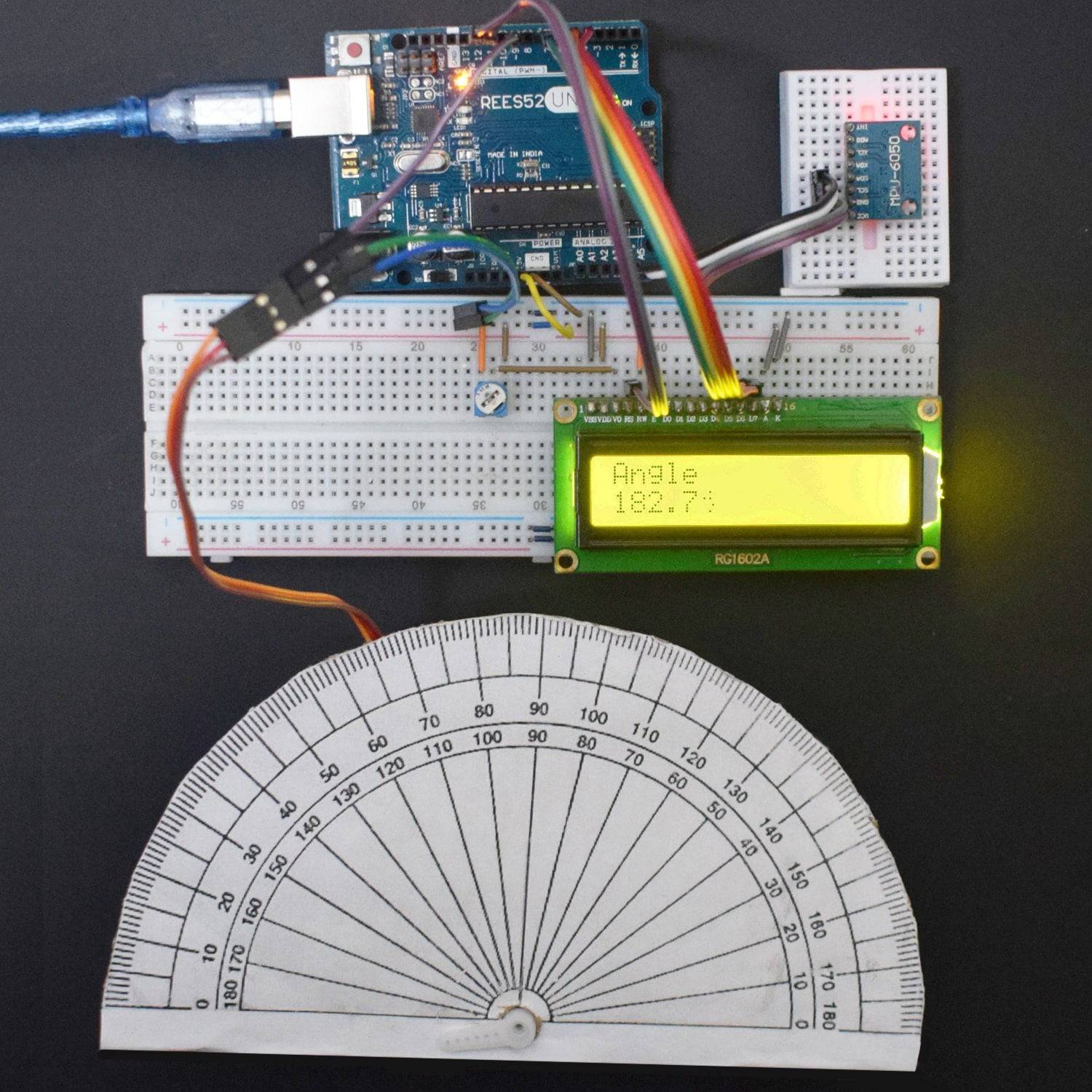 Arduino Starter Kit Make a Digital Protractor