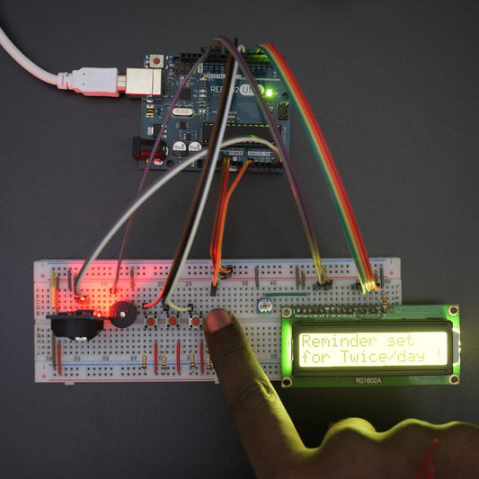 Arduino project Make a Medicine Reminder Alarm