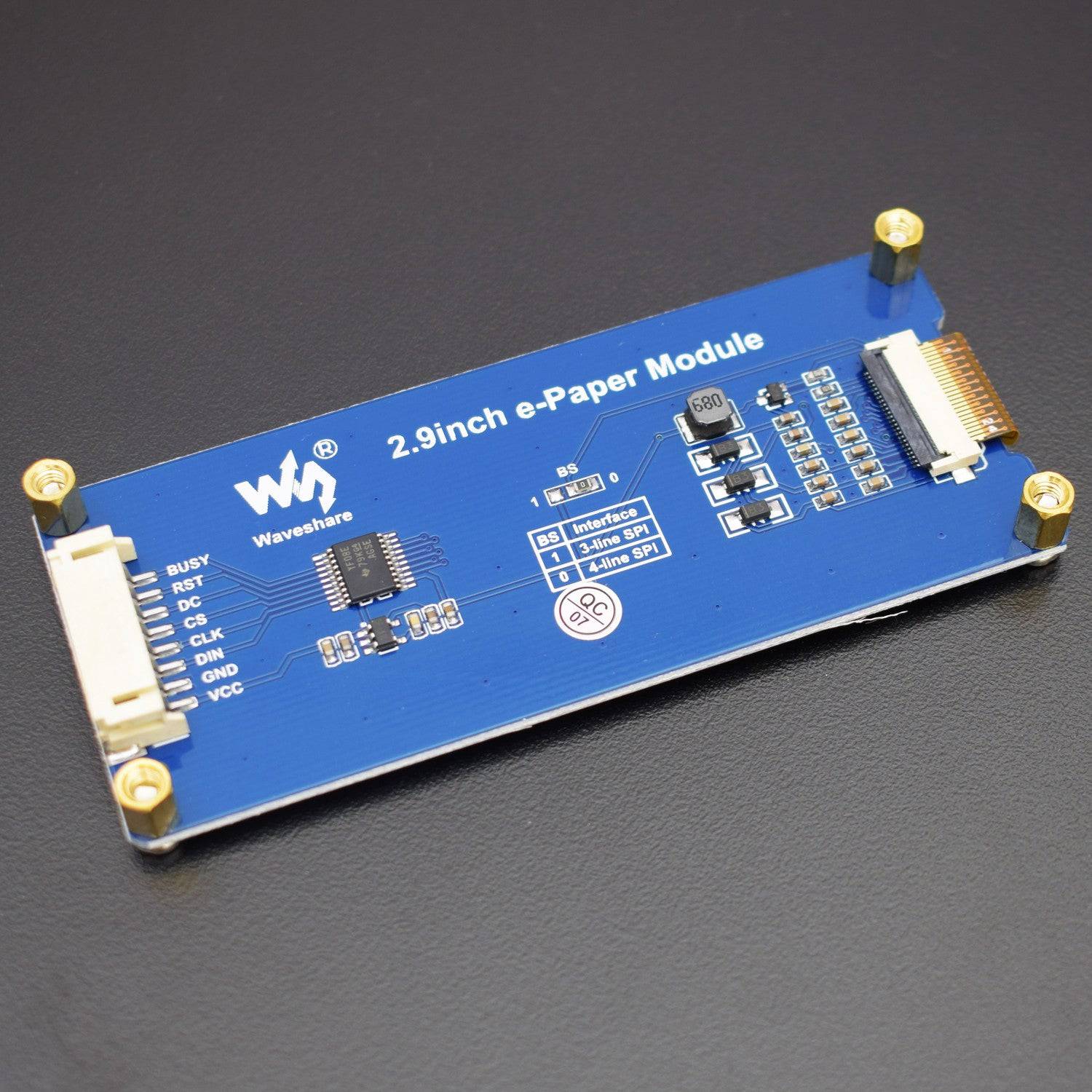 2.9 Inch E-Ink Screen Display e-Paper Module SPI Interface Partial Refresh For Arduino Raspberry Pi - RS2404 - REES52