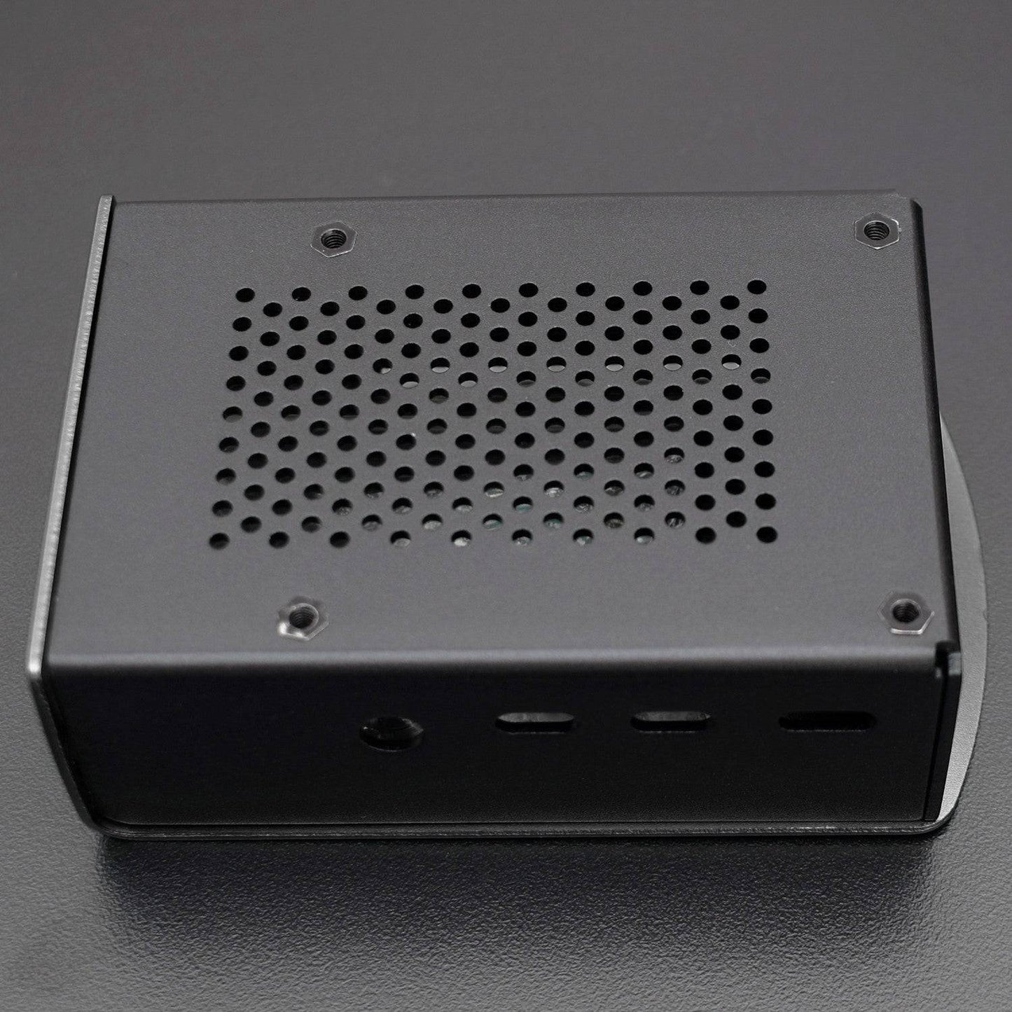 Raspberry Pi 4 Model B Plus Aluminum Case Metal Shell Support Raspberry Pi 4 Model B and B plus (Black) - RS2391 - REES52