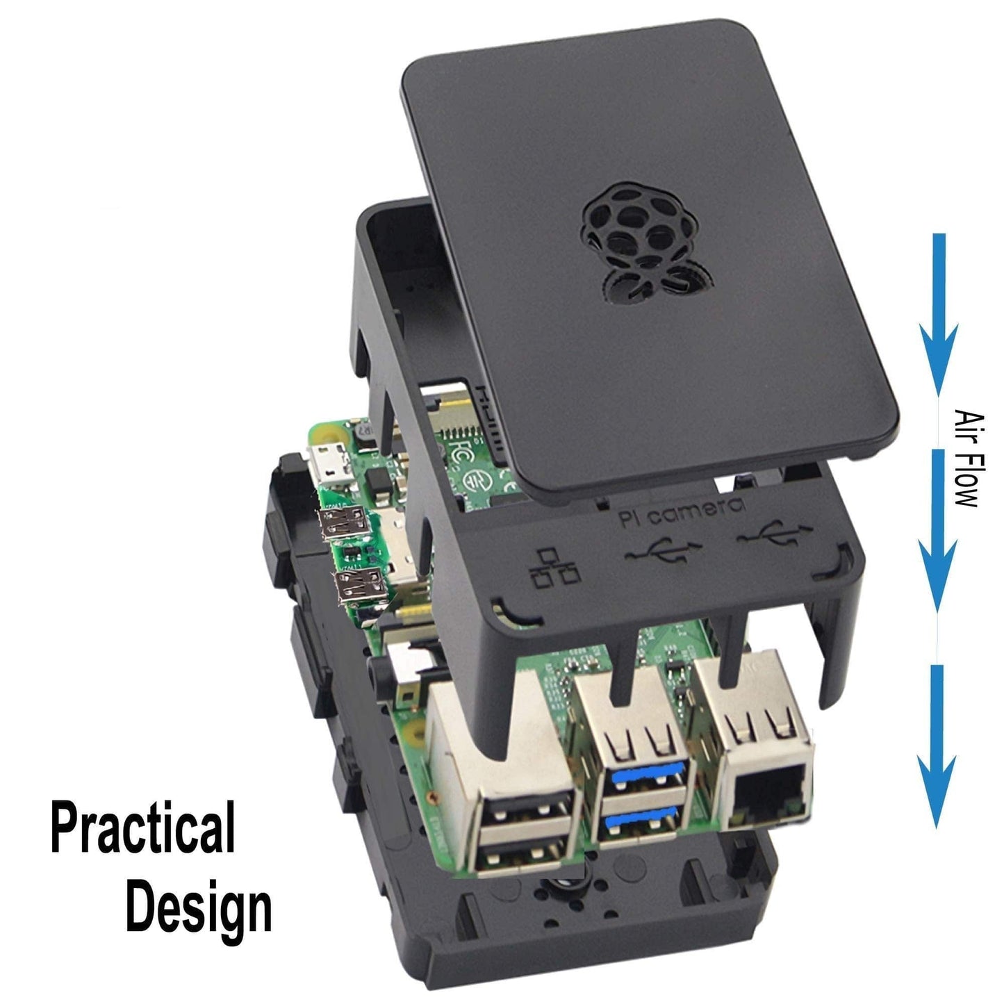 Raspberry Pi 4 ABS Case