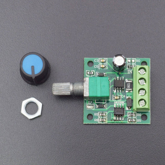 DC Motor PWM Speed Regulator 1.8V, 3V, 5V, 6V, 12V-2A Speed Control Switch Function Low Voltage Regulator Module- RS695 - REES52