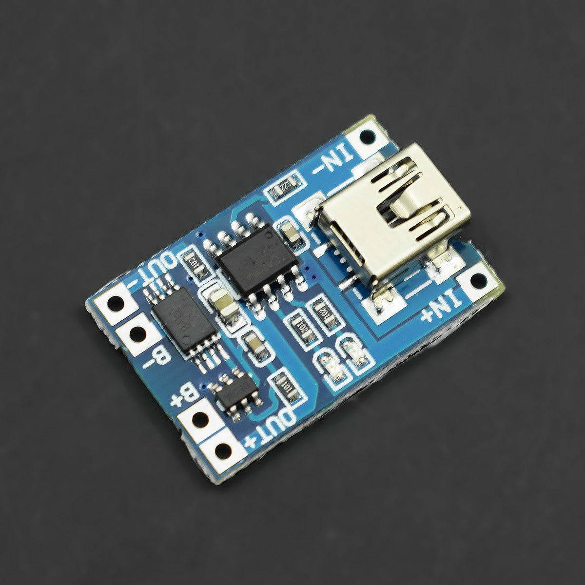 TP4056 1A Li-ion lithium Battery Charging Module With Current Protection – Mini USB - RS2609 / RS3376 - REES52