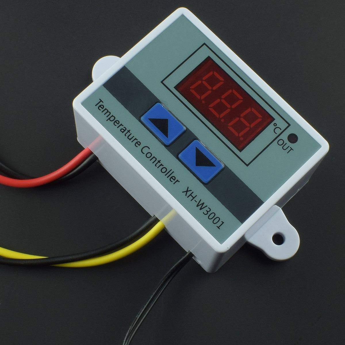 XH-W3001 Digital Temperature Controller 220V/1500W AC 10A Thermostat Control Probe, W3001 Temperature Controller-RS2613 - REES52
