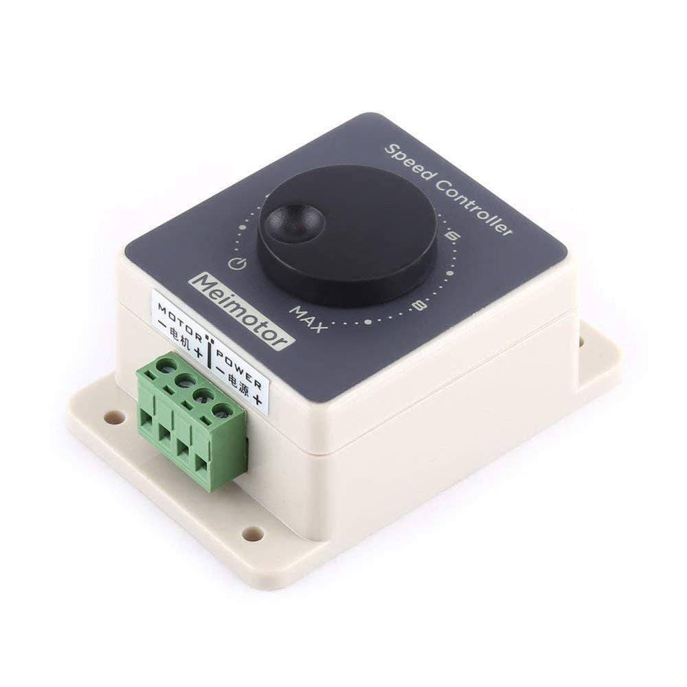 DC 10-60V 10A PWM DC Motor Speed Controller 12V 24V 36V 48V Pulse Width Modulator Rotary Switches- RS2555 - REES52