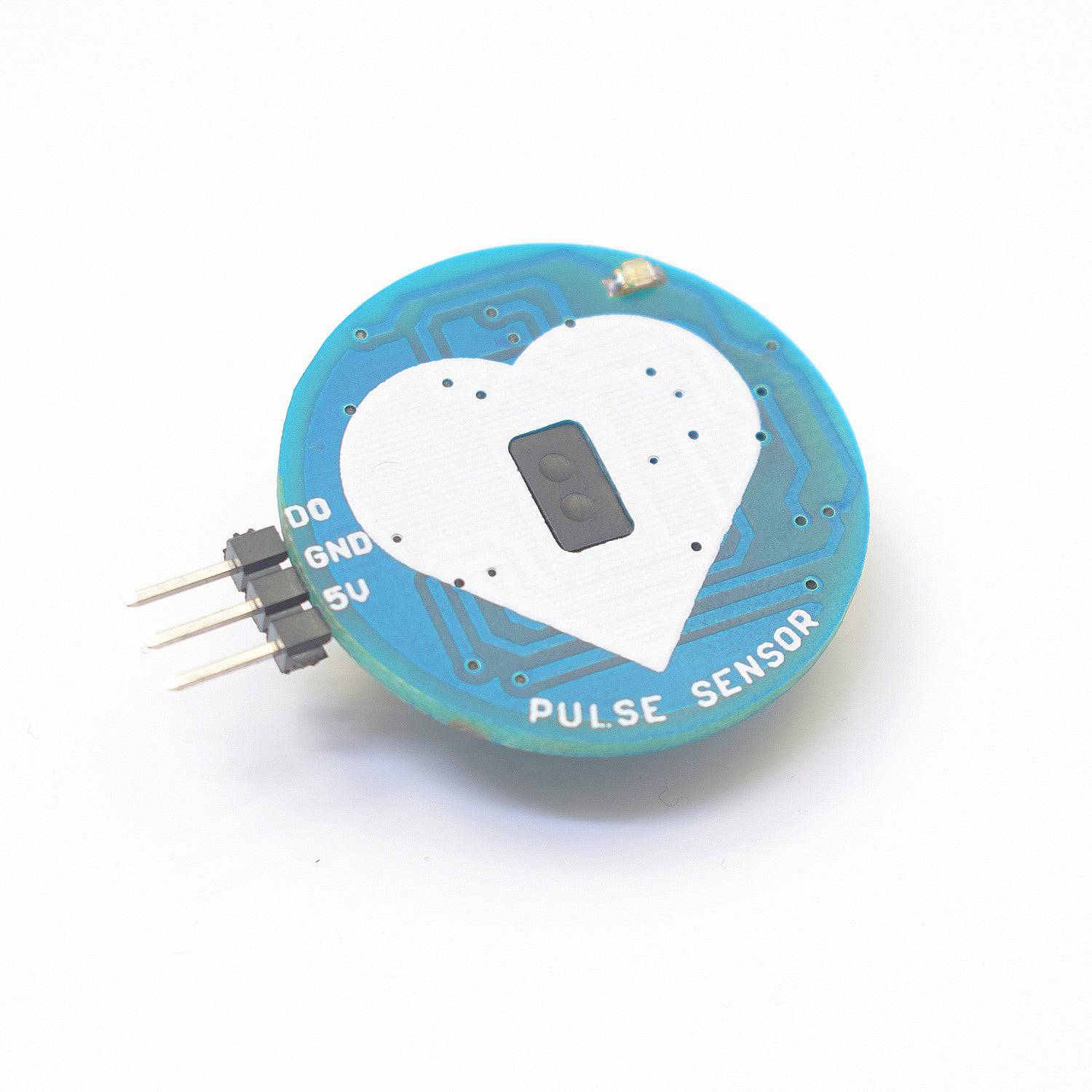 ECG Sensor Module with Cables and Electrodes and Pulse Sensor- RC005-SR011 - REES52