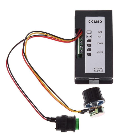 DC 6V 12V 24V 5A PWM DC Motor Speed Controller CCM5D Digital Display LED Motor Controller- RS2562 - REES52
