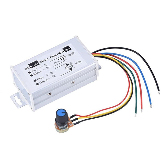 20A PWM DC Motor Speed Regulator Module (9V, 12V, 24V, 36V, 48V, 60V)- RS2667 - REES52