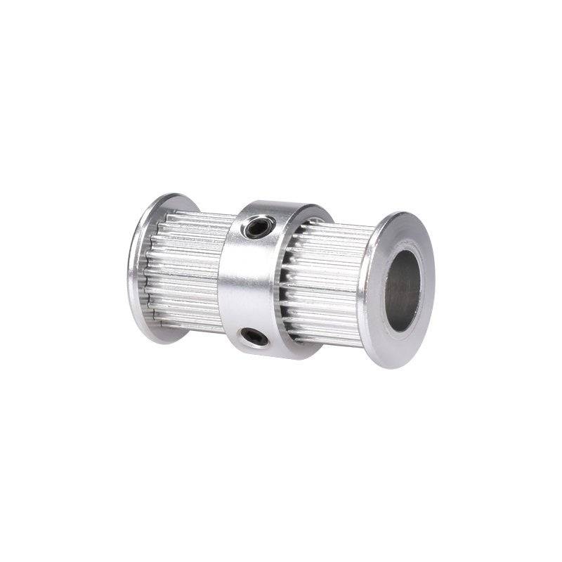 Aluminum GT2 Timing Double Head Pulley 20 Tooth 8mm Bore For 6mm Belt - RS3164 - REES52