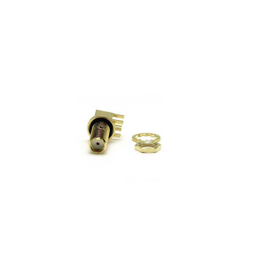 SMA Jack Bulkhead Right Angle PCB Mount - RS3205 - REES52