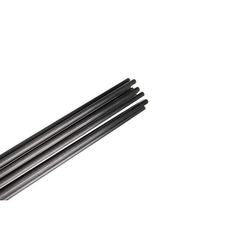 Pultruded Carbon Fiber Rod (Solid) 4mm x 1000mm - 2 PCS - RS3311 - REES52