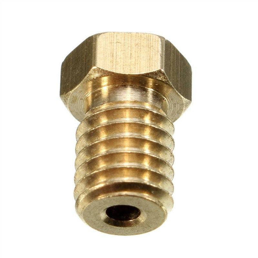 M6 Thread Brass Nozzle V5 V6 UM Compatible - 1.75mm x 0.4mm (for 3D printer) - RS3350 - REES52