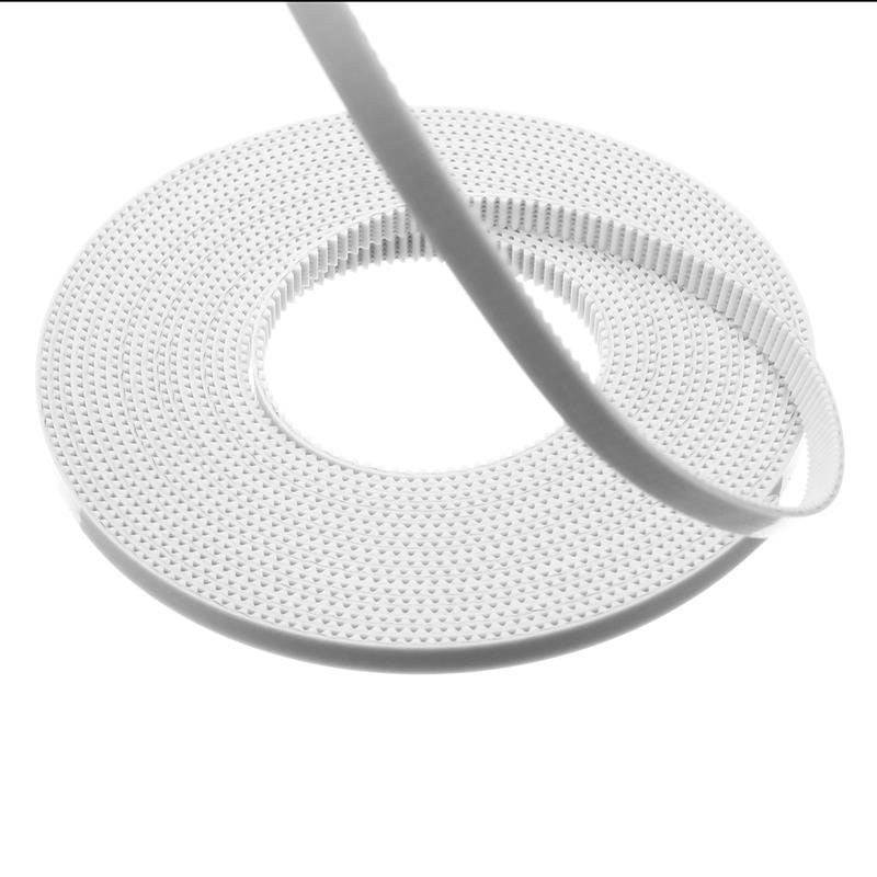 6mm GT2 Timing Belt White Open Timing Belt - 10 Meter