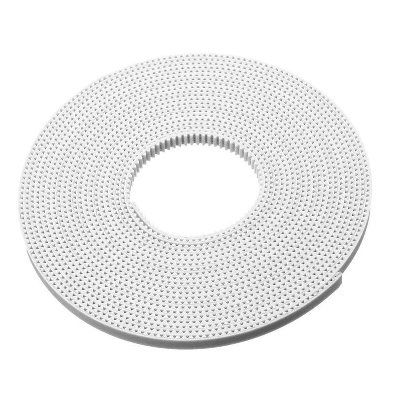 6mm GT2 Timing Belt White Open Timing Belt - 10 Meter