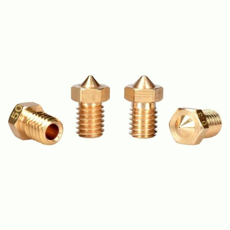 M6 Thread Brass Nozzle V5 V6 UM Compatible - 3mm x 0.4mm (for 3D printer) - RS3527 - REES52