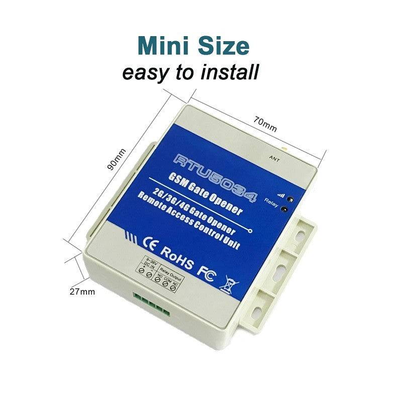 RTU5034 2G/3G/4G GSM Wireless Gate Opener Relay Switch Remote Control by Phone Call - RS3624 - REES52