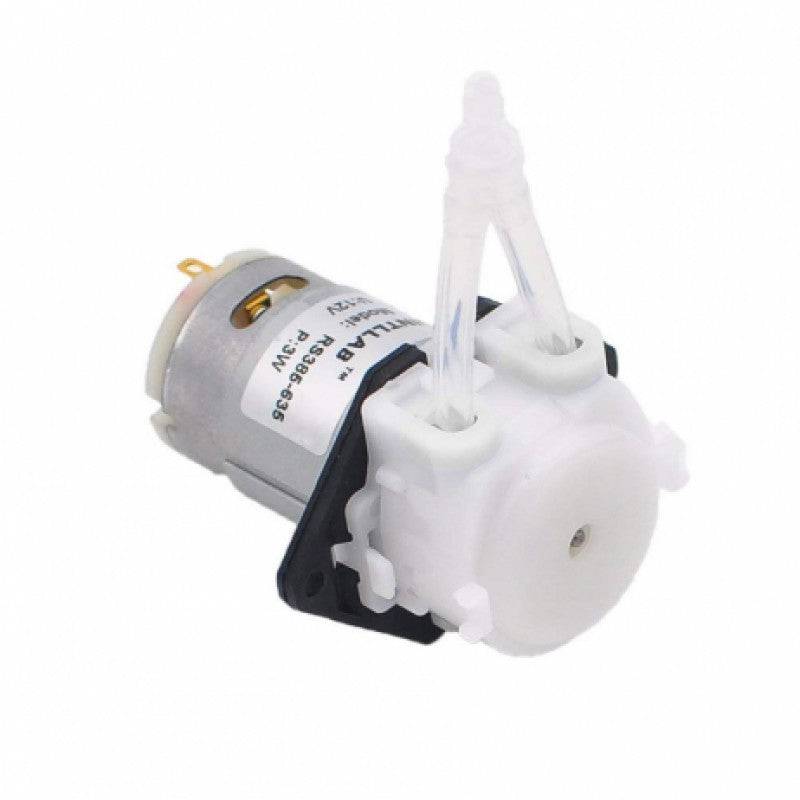 12V DC Peristaltic Dosing Pump For Aquarium Lab Analytic 2mm ID x 4mm OD 5 - 40 ml / min - RS3652 - REES52