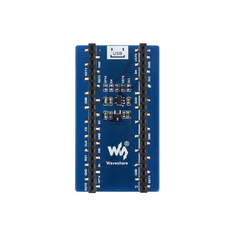 Waveshare 1.44inch LCD Display Module for Raspberry Pi Pico, 65K Colors, 128×128, SPI - RS3247 - REES52
