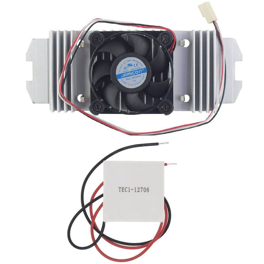 12706 Thermoelectric Peltier Cooler or Cooling Module 12V 92W Max With Jamicon Cpu Cooler Fan - AB038 FAN - REES52