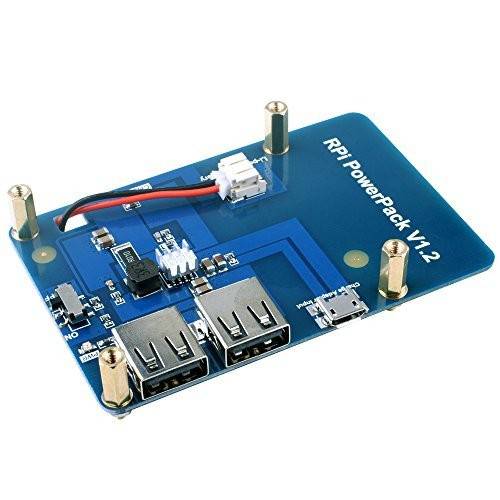Lithium Battery Pack Power Extension Card with Switch for Raspberry Pi 3.2 Model B, 1 Model B + Pi Banana - RS1002 - REES52