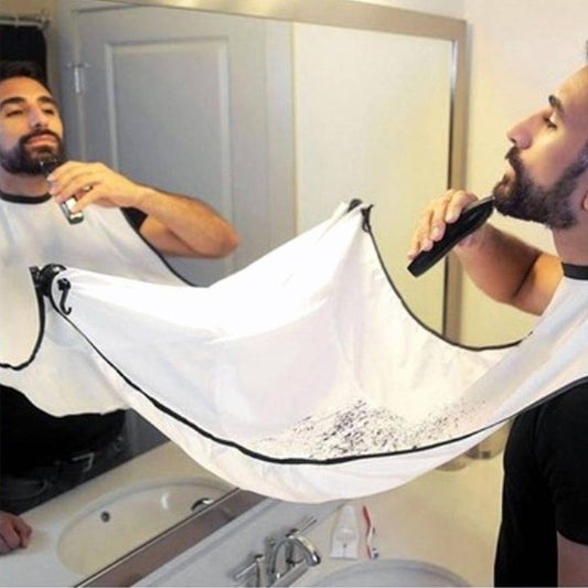 Beard Apron Grooming Cape for Shaving- Clippings Catcher Apron - No More Messy Sinks - RS487 - REES52