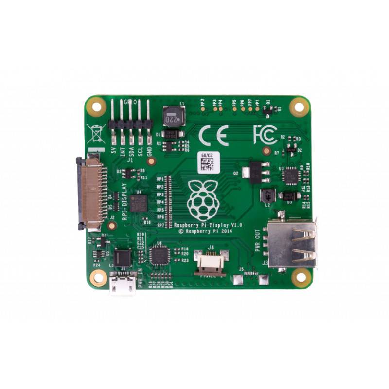 19.4 cm (7 Inch) Official Raspberry Pi Display with Capacitive Touchscreen - RS3069 - REES52