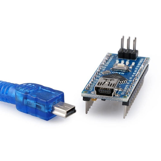 ARDUIN0 Nano V3.0, Nano Starter Kit with Tutorial, SG90, Dupont Wire, Buzzer, DC Motor - B0B8T2XHKR - REES52